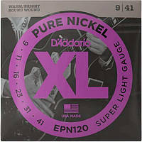 Струны D'Addario EPN120 Pure Nickel Wound Super Light 9-41