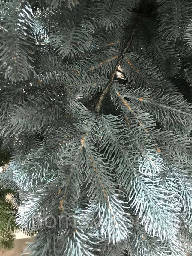 Ялинка штучна лита блакитна 2.50 метра Альпійська Блакитна (elite class)