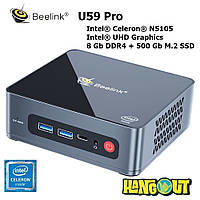 Beelink U59 Pro Mini PC Intel® Celeron® N5105, 8GB+500GB