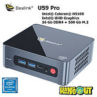 Beelink U59 Pro Mini PC Intel® Celeron® N5105, 16GB+500GB