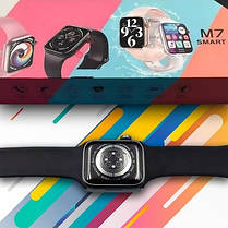 Розумний годинник/Smart watch M7 Mini оригінал/Смарт-годинник M7Mini з активною бічною кнопкою + коліщатко/Смарт, фото 4