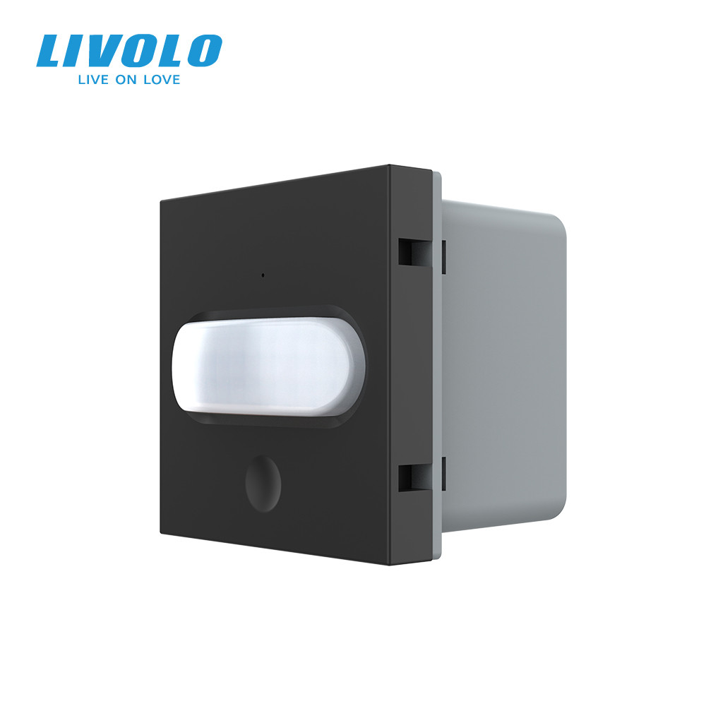 Розумний датчик руху Livolo чорний ZigBee (VL-FCUZ-2BP-12)