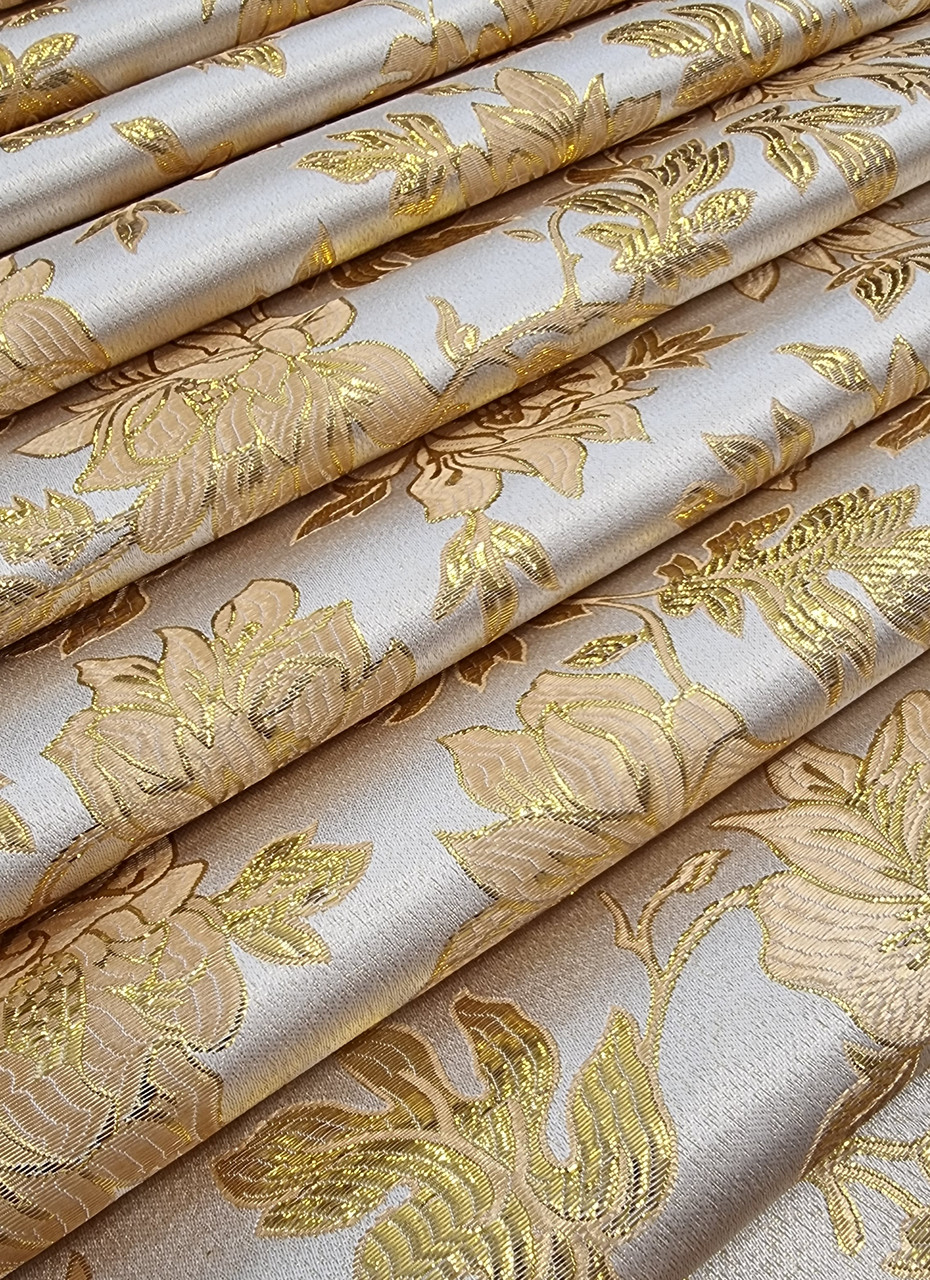 Готовий комплект штор "Женева" Золото, 2шт 145х250см