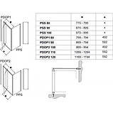 Душові двері Ravak Pivot PDOP 2- 110 Чорний Transparent, фото 8