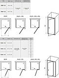 Душові двері Ravak Pivot PDOP 2- 110 Чорний Transparent, фото 9