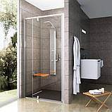 Душові двері Ravak Pivot PDOP 2- 110 Чорний Transparent, фото 5