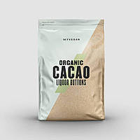 Ґудзики з органічного какао Cacao Liquor Buttons 300 г MyVegan MyProtein