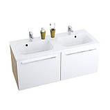 Тумба під умивальник Ravak SD- 1200 Chrome Білий/Білий, фото 6