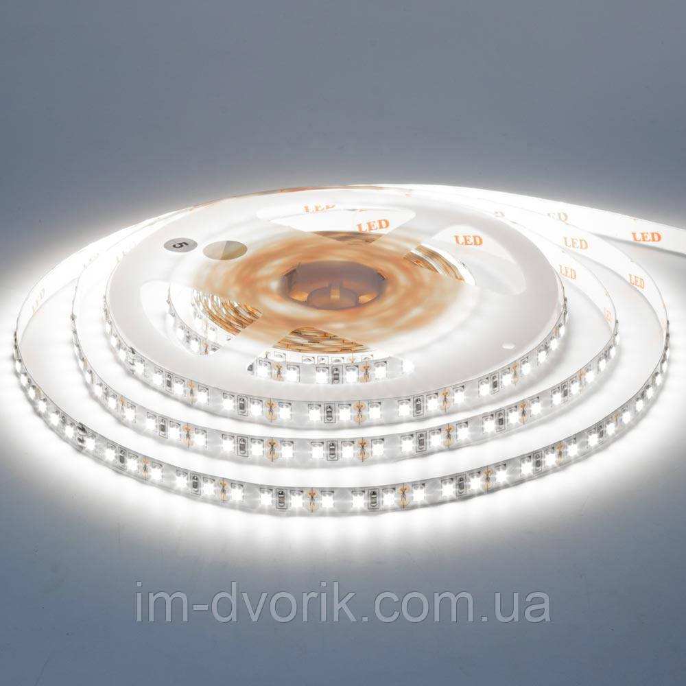 Світлодіодна стрічка біла 12V smd2835 ІР20 6500К (5 метрів) 120led негерметична