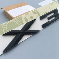 Шильдик емблема багажника X3 BMW БМВ Е83 F25 G01  колір чорний матовий