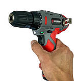 Акумуляторний шуруповерт з літієвою батареєю Li-ion Intertool DT-0310 (12В 30Нм 1300об/хв), фото 4
