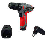 Акумуляторний шуруповерт з літієвою батареєю Li-ion Intertool DT-0310 (12В 30Нм 1300об/хв), фото 3