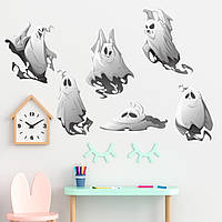 Наклейка вінілова Набір Привиди розмір аркуша 1100 х 500 мм, глянцева