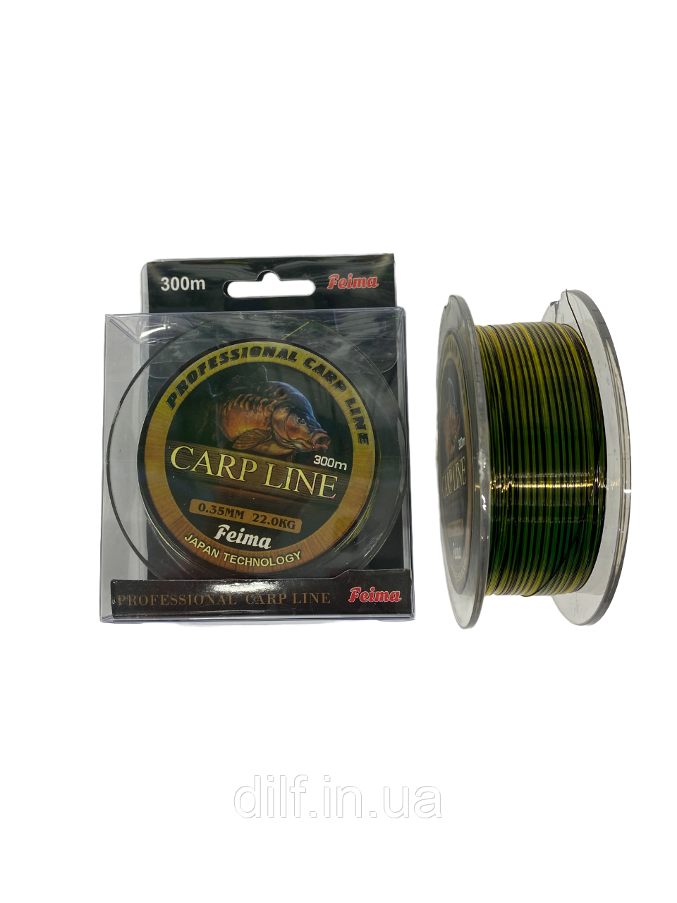 Волосінь рибальська Feima Carp Line 0.35 - 0.40 mm 300 m, фото 1