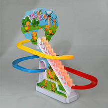 Розвивальний музичний трек міні качка підйом сходами слайд-головоломка музика, фото 3