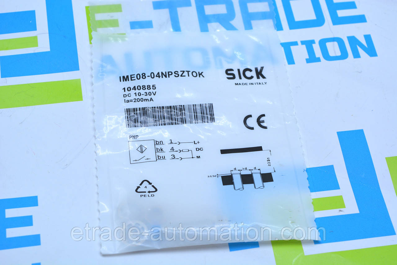 Індуктивний датчик SICK IME08-04NPSZSTOK, фото 1