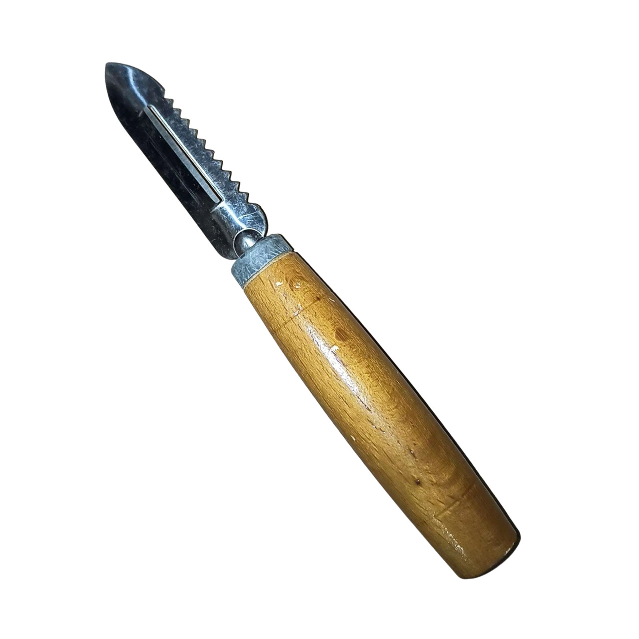 Овочечистка з дерев'яною ручкою "Економка"