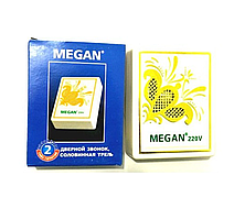 Дверной Звонок проводной 220В Пение птиц Megan