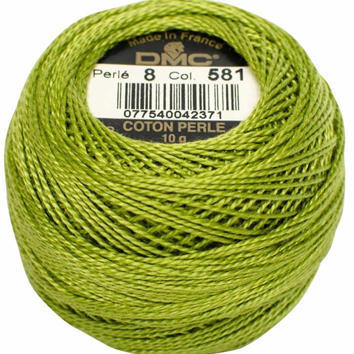 Нитка для вишивання DMC Pearl Cotton #8 581