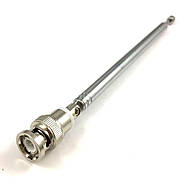 Телескопічна антена BNC 25-1300MHz 15-65см 3-5dBi UHF VHF УКХ FM PMR для рації, радіо мікрофонів і т.п., фото 2