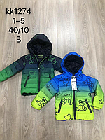 Куртка утепленная для мальчика,S&D, 1-5 лет.,оптом KK-1274