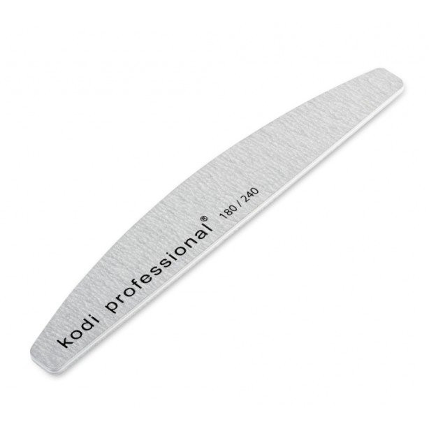 Пилка для нігтів Kodi Professional Half Grey 180/240