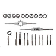 Набір плашок M5-M12 і мітчиків M5-M12, 24од. INTERTOOL SD-8026, фото 4