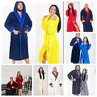 Махрові халати він+вона в комплекті в асортименті