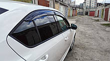 Дефлектори вікон (вітровики) Skoda Octavia A7 2013-2020 (HIC/Тайвань)