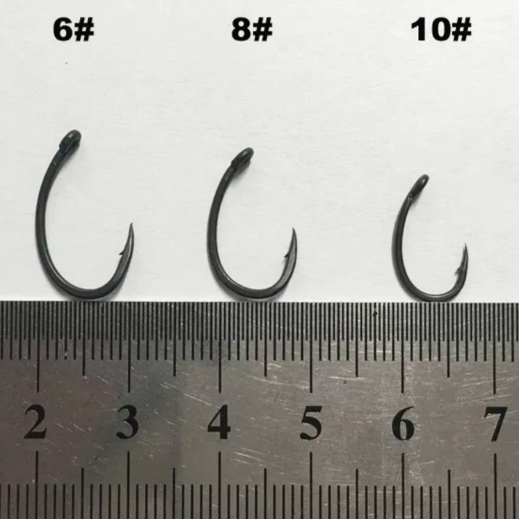 Коропові гачки «Krank» √8 (з покриттям PTFE)