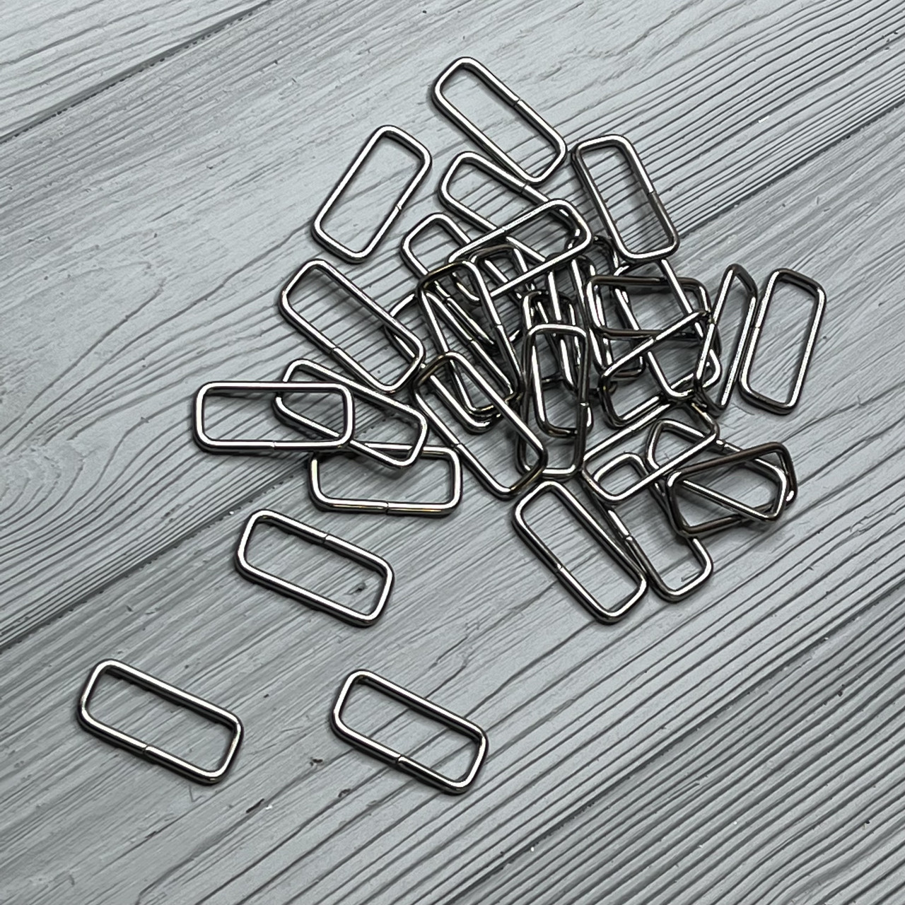 Рамки дротяна 20х9х2.2 мм Темний нікель (50 шт), фото 1