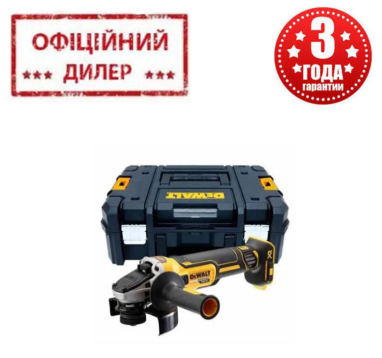 Акумуляторна кутова шліфмашина DeWALT DCG405NT