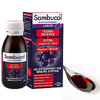 Для поддержания иммунной системы Sambucol Extra Defence Liquid 120 ml