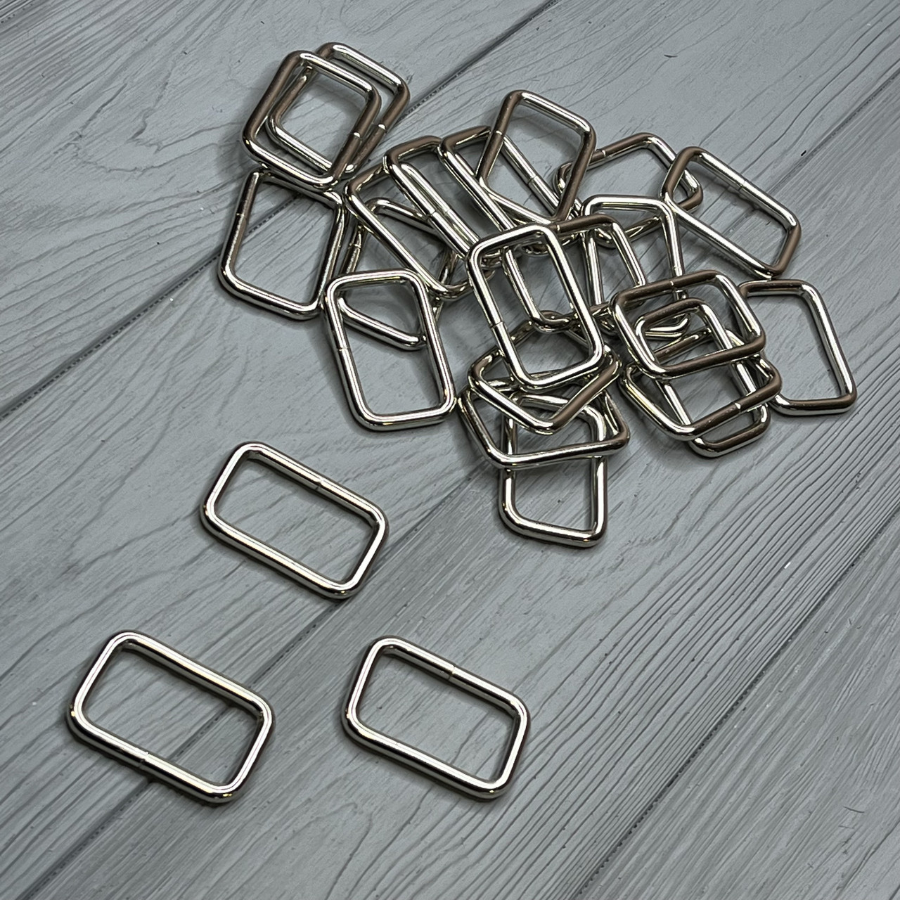 Рамки дротяна 25х15х3,3 мм Нікель, фото 1