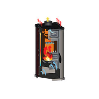 Піч - Камін Tim Sistem Diana (мускат), фото 3