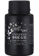 База каучуковая Universal base «Base Soak Off» NailApex, 30 мл