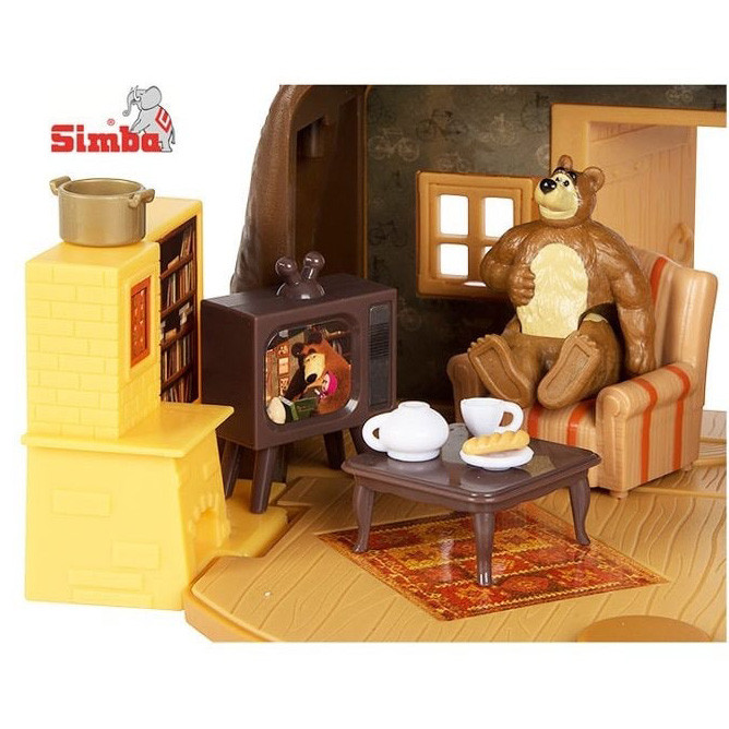Купить Кукольный домик Маша и Медведь Simba с фигурками и аксессуарами ...