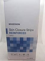 Полоски для закрытия кожи усиленные McKesson стерильные 12х102 мм 50x6 шт.
