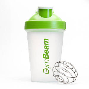 Шейкер GymBeam Blend Bottle 400 мл прозоро-зелений