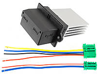 Renault Clio III 2005-2012, реостат, резистор вентилятора пічки (блок управління вентилятором) з роз'ємами