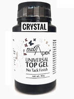 Топ без липкого слоя без UV «Crystal Top» NailApex, 30 мл