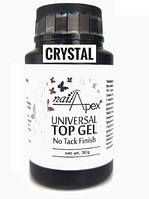 Топ без липкого шару без UV «Crystal Top» NailApex, 30 мл
