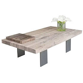 Журнальний столик лофт 120*60*60 см. "Аллентаун" LNK з натурального дерева.