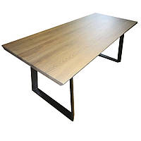 Обеденный стол лофт 120*80*75 см. "Арлингтон" LNK из натурального дерева