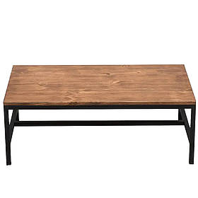 Журнальний столик кавовий лофт 100*55*35 см. "Тампа" LNK