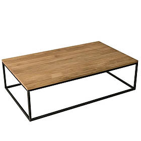 Журнальний столик кавовий лофт 160*45*100 см. "Нейплс" LNK