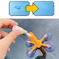 Повний набір для ремонту лобового скла Windshield Repair Kit / Набір для видалення тріщин скла