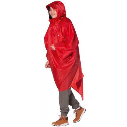 Накидка проти дощу Tatonka Poncho 1 XS-S Red (TAT 2799.015), фото 3