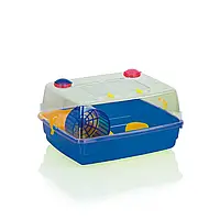 Пластиковая клетка для хомяков, крыс, мышей с колесом и полочкой Fop Junior Deluxe (Фоп Джуниор Делюкс)