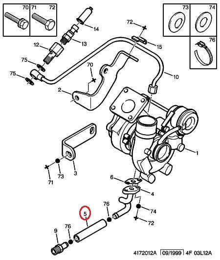 Шланг обратки масла с турбины на Fiat Ducato 230, Peugeot Boxer, Citroen  Jumper (94-02) 2.8, 500313648, 037930 - купить по лучшей цене в Кривом Роге  от компании "AvtoKol" - 1686204009